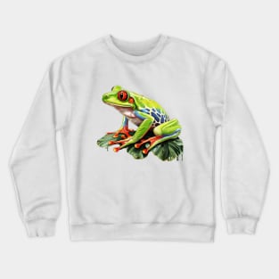 Red Eyed Tree Frog Crewneck Sweatshirt